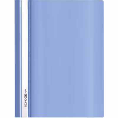 Папка-скоросшиватель Economix А4 Light без перфорации, синяя (E38503-02)