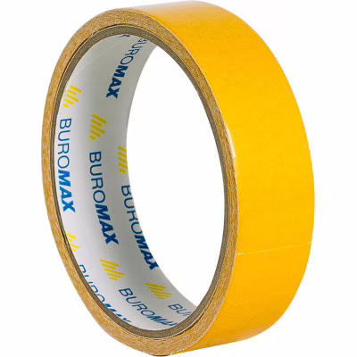 Скотч Buromax двухсторонний на полипропиленовой основе 24 мм х 5 м (BM.7507)