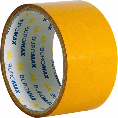 Скотч Buromax двухсторонний на полипропиленовой основе 48 мм х 5 м (BM.7509)