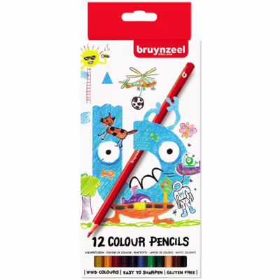 Карандаши цветные Bruynzeel 12 цветов картонная коробка (8712079421014)
