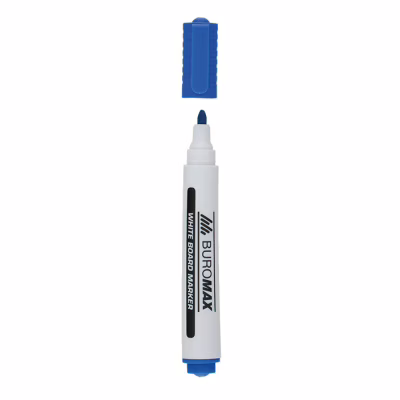 Маркер Buromax для магнітних дошок, синій, 2-4 мм, спиртова основа (BM.8800-02)