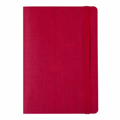 Книга записна Buromax COLOR TUNES А5 96 аркушів лінія, червоний (BM.295200-05)
