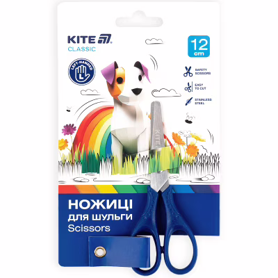 Ножиці Kite дитячі для шульги синій, 12 см (K-149-2)