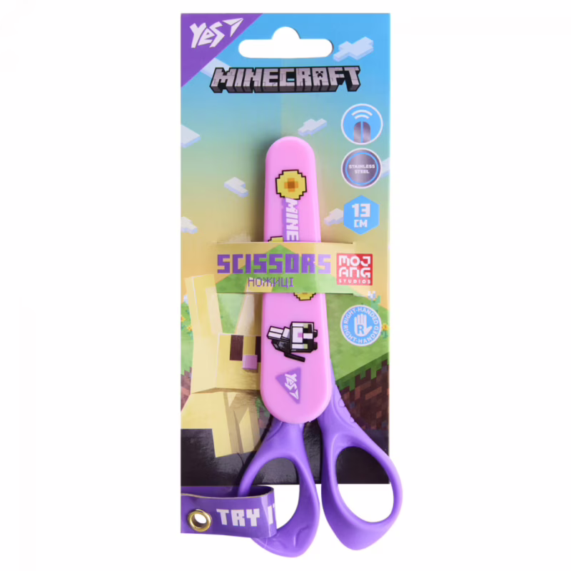 Ножницы Yes Minecraft.Spring 14 см в футляре (480464)
