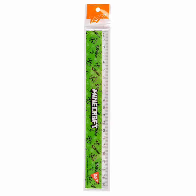 Линейка Yes Minecraft Spring 20 см (370666)