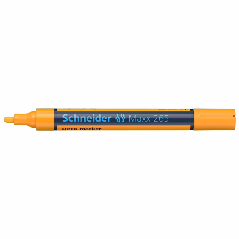 Маркер Schneider MAXX 265 крейдовий 2-3 мм, помаранчевий (S126506)