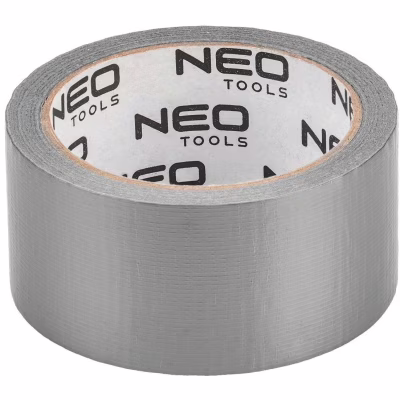 Скотч Neo Tools 20м, 48х0.11мм, армована, сірий (56-040)