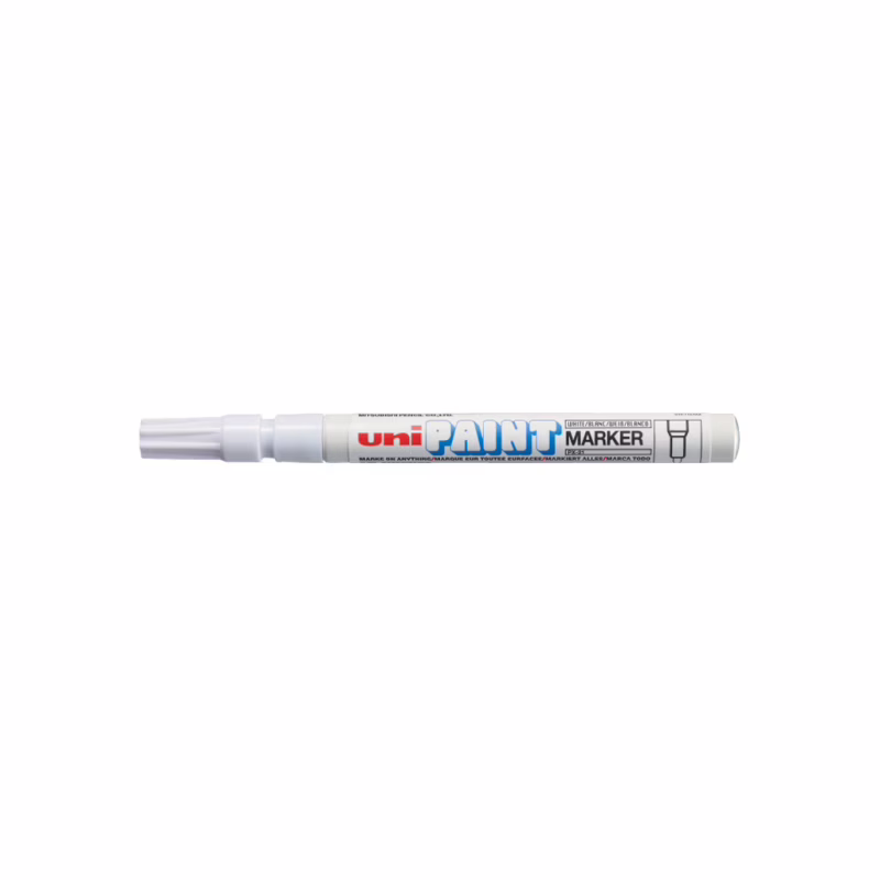 Маркер UNI Paint 0,8-1,2 мм, белый (PX-21.White)