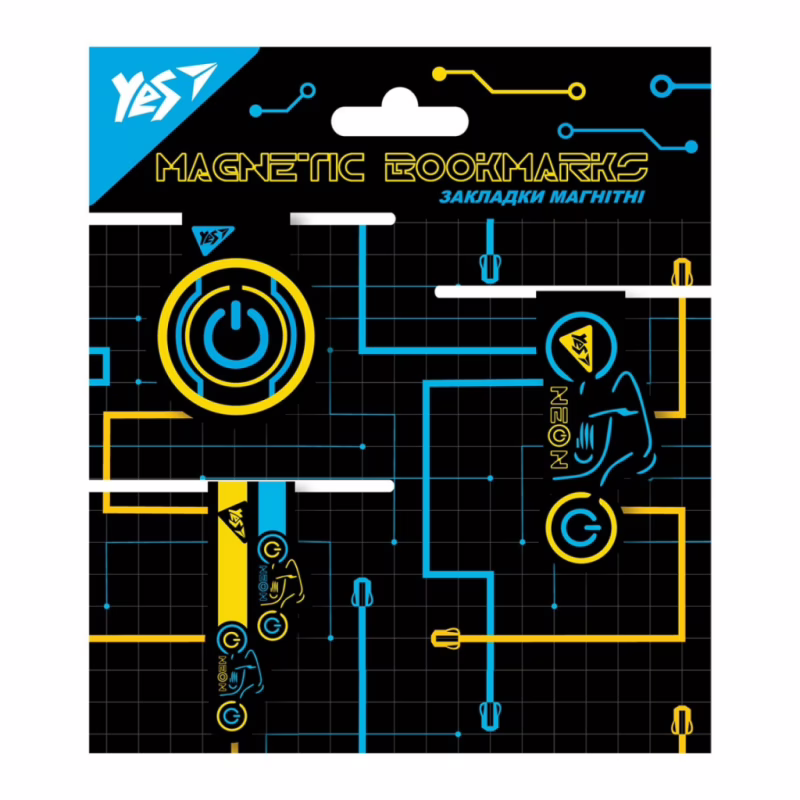Закладки для книг Yes магнитные Ultrex, 3 шт (707730)