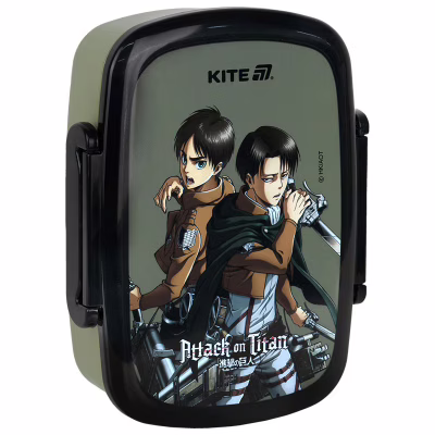 Ланч-бокс дитячий Kite Attack on Titan з наповненням, 750 мл (AT25-163)
