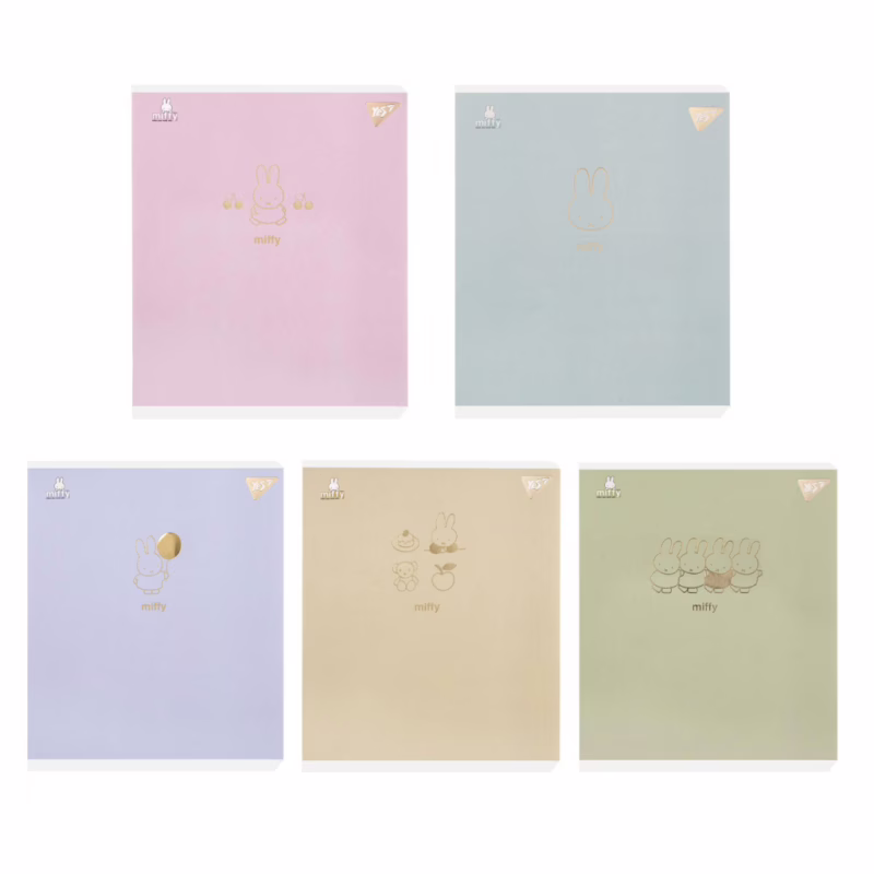 Зошит Yes Gold Miffy А5 24 аркушів клітинка (767537)