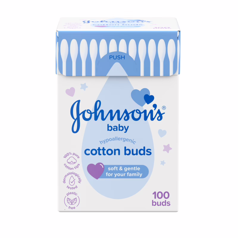Ватные палочки Johnson’s baby 100 шт (3574661440460)