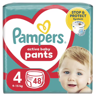 Подгузники Pampers трусики Pants Размер 4 (9-15 кг) 48 шт (8006540068755)