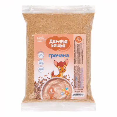 Дитяча каша Дитяча кашка гречана 110 г (4820001520217)