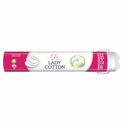 Ватные диски Lady Cotton 150+25 шт. (4744246013047)