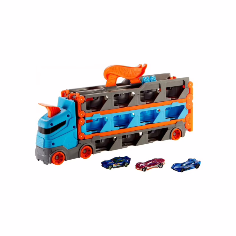 Игровой набор Hot Wheels Грузовик-транспортер "Супергонки" (GVG37)