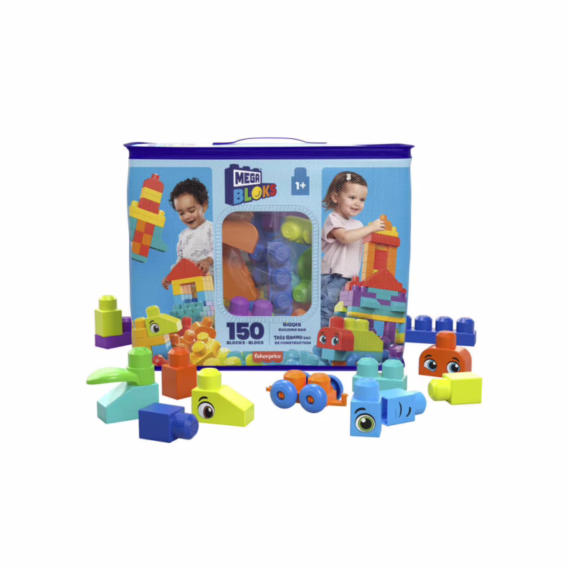 Конструктор Mega Bloks Большой в мешке (150 деталей) (HHM96)