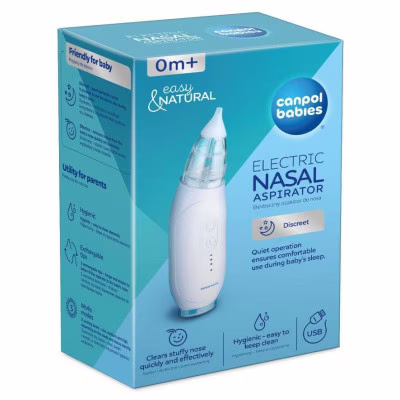 Носовий аспіратор Canpol babies електричний Easy Natural (9/319)