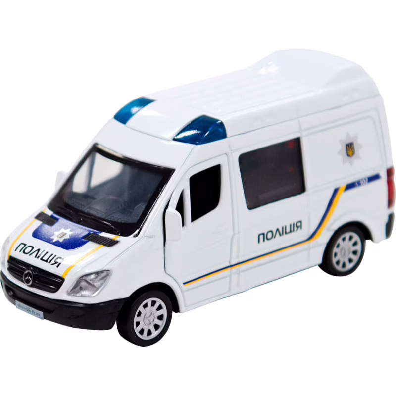 Масштабна модель автомобіля TechnoDrive Mercedes-Benz Sprinter Поліція (250294)