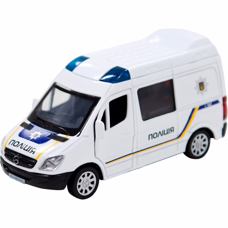 Масштабная модель автомобиля TechnoDrive Mercedes-Benz Sprinter Полиция (250294)