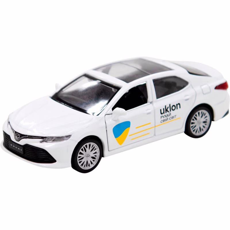 Масштабна модель автомобіля TechnoDrive Toyota Camry Uklon (білий) (250291)