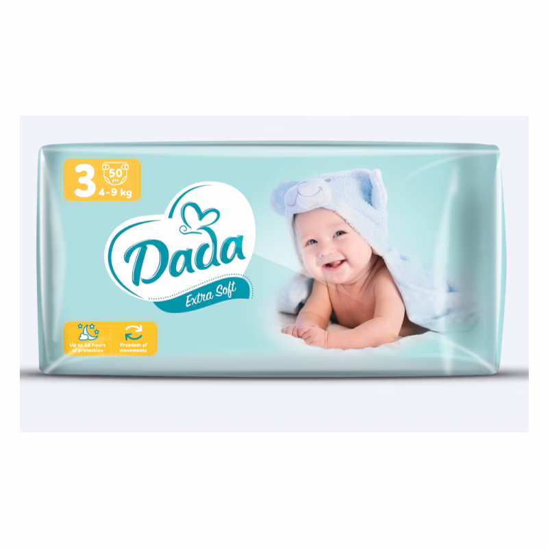 Подгузники Dada Extra Soft 3 Midi (4-9 кг) 50 шт (4820174981020)