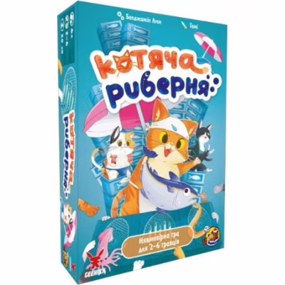 Настольная игра Geekach Games Кошачья рыберня (Fish & Katz) украинский (GKCH158)