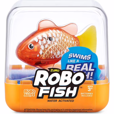 Інтерактивна іграшка Pets & Robo Alive S3 - Роборибка (золотиста) (7191-2)