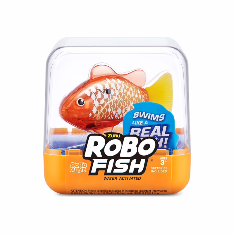 Інтерактивна іграшка Pets & Robo Alive S3 - Роборибка (золотиста) (7191-2)