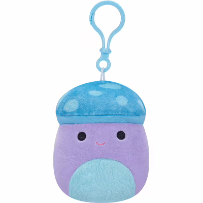 М'яка іграшка Squishmallows на кліпсі – Гриб Пайл 9 см (SQCP00149)