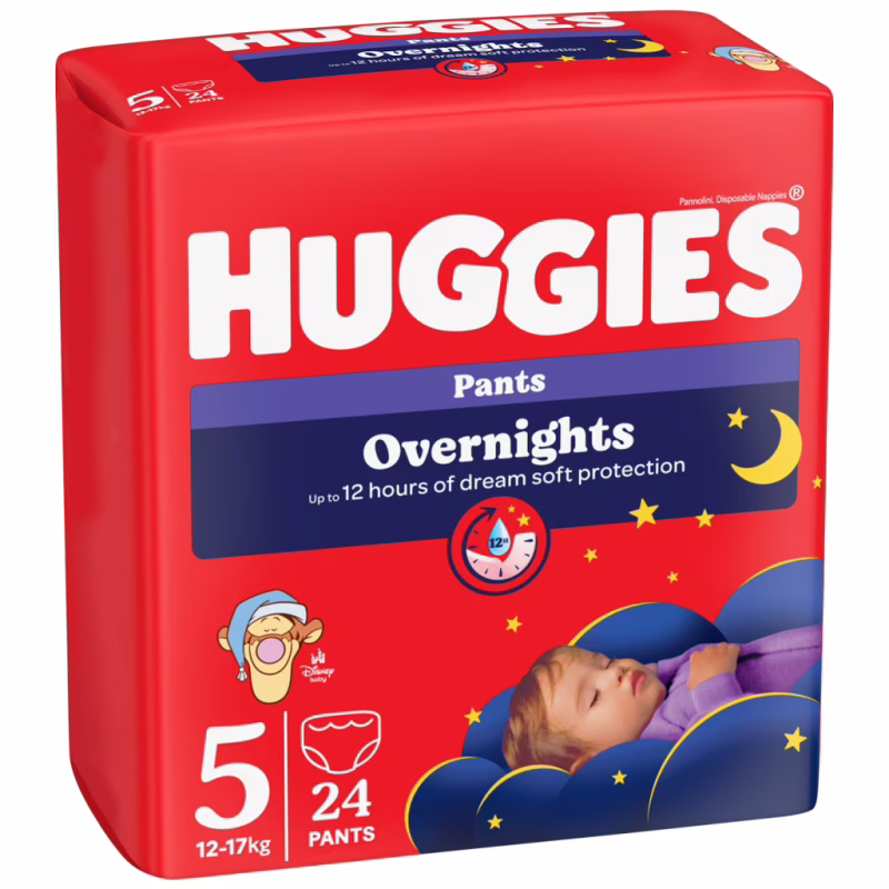 Подгузники Huggies Overnights Pants Трусики 5 12-17 кг 24 шт. (5029053581095)