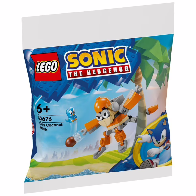 Конструктор LEGO Sonic Кокосова атака Кікі (30676)