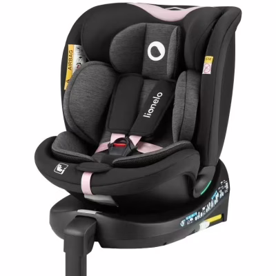 Автокрісло Lionelo Navy I-Size Black Pink (LO-NAVY I-SIZE BLACK PINK)