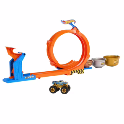 Автотрек Hot Wheels Monster Trucks Петлі та трюки (JBX64)
