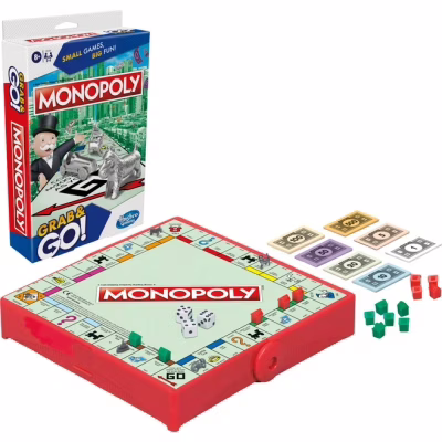 Настільна гра Hasbro дорожня Монополія (F8256)