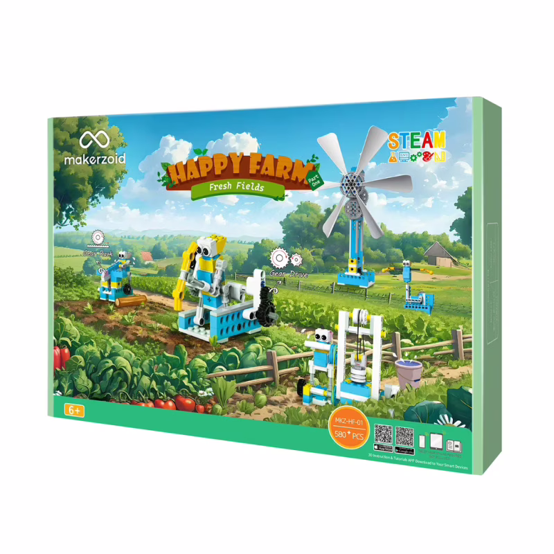 Конструктор Makerzoid Happy Farm Fresh Fields (MKZ-HF-01)