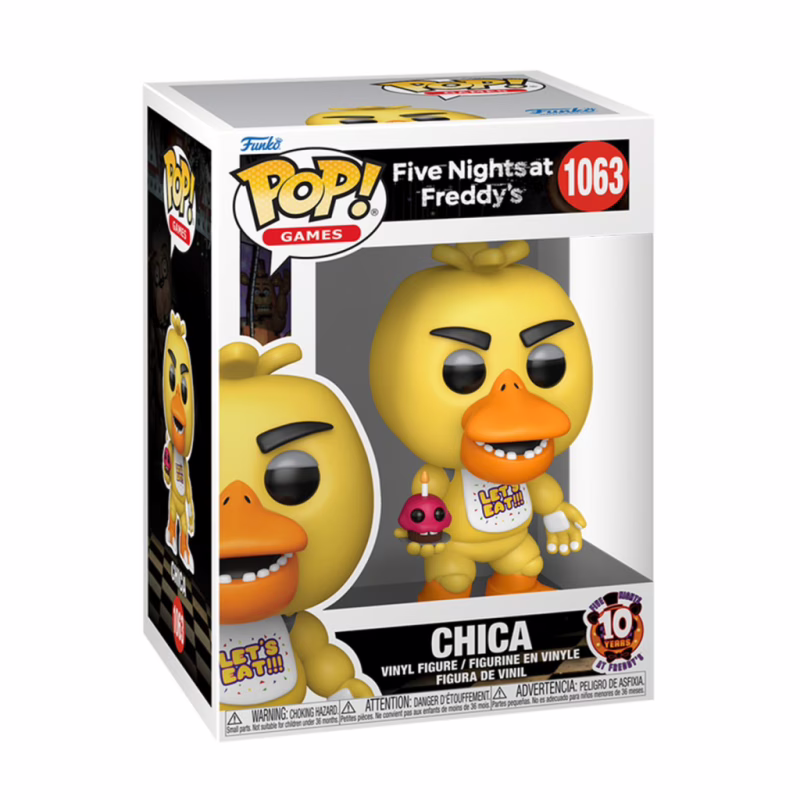 Фігурка Funko Pop серії 5 ночей у Фредді - Чіка з Містером Кексом (87114)