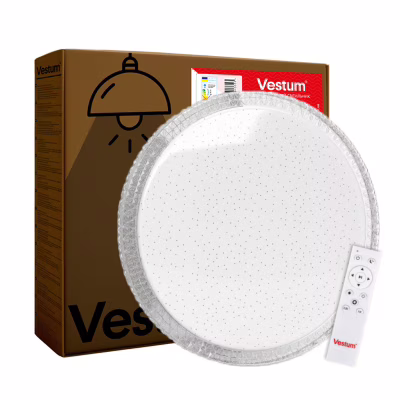 Світильник Vestum CRYSTAL зоряне небо 60W 3000К-6500К з ДК (VS-91032)