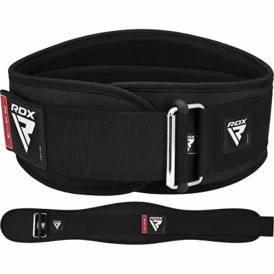 Атлетичний пояс RDX RX3 EVA Curve неопреновий Black XL (WBE-RX3B-XL)
