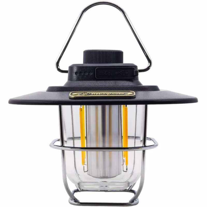 Ліхтар Westinghouse RETRO 4W LED Filament WF242 Type-C з функцією Power Bank Чорний (WF242-CB(Black))