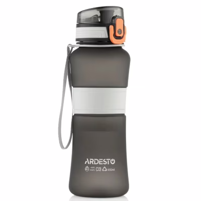 Пляшка для води Ardesto Balance 650мл чорний (AR2265BL)