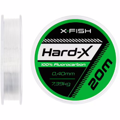 Флюорокарбон X-Fish Hard-X 20m (clear) 0.40mm 7.39kg (1917.03.88)