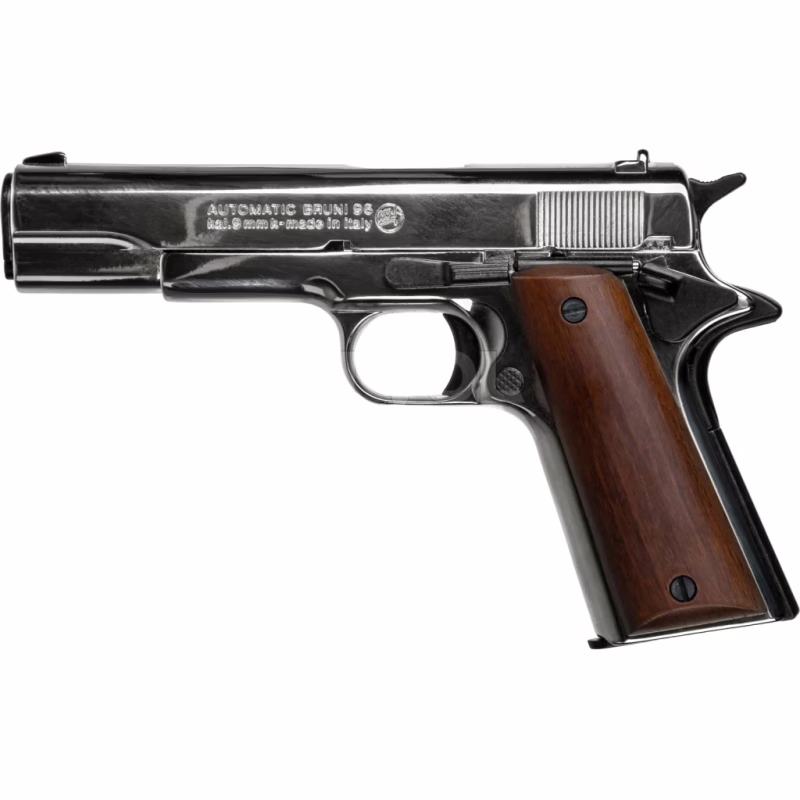 Стартовый пистолет Bruni 96 cal.9 PAK Nikel (1505N)