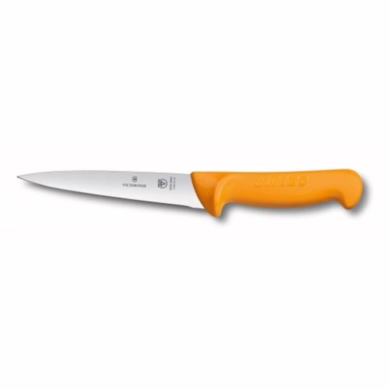 Кухонний ніж Victorinox Swibo, Sticking, оранжевый, 18 см (5.8412.18)
