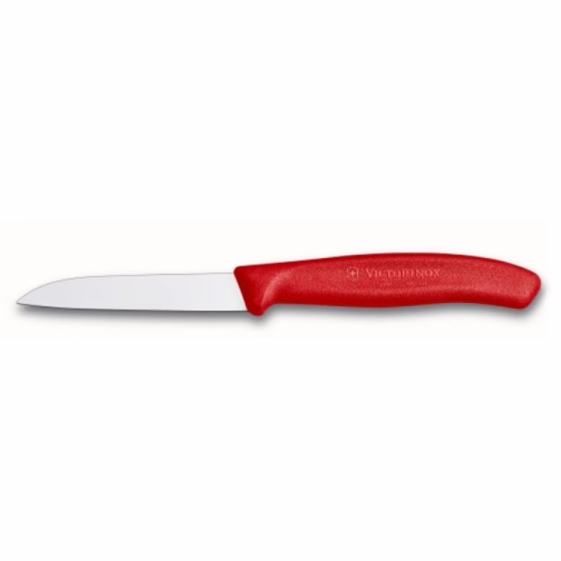 Кухонный нож Victorinox SwissClassic для чистки 8см, красный (6.7401)