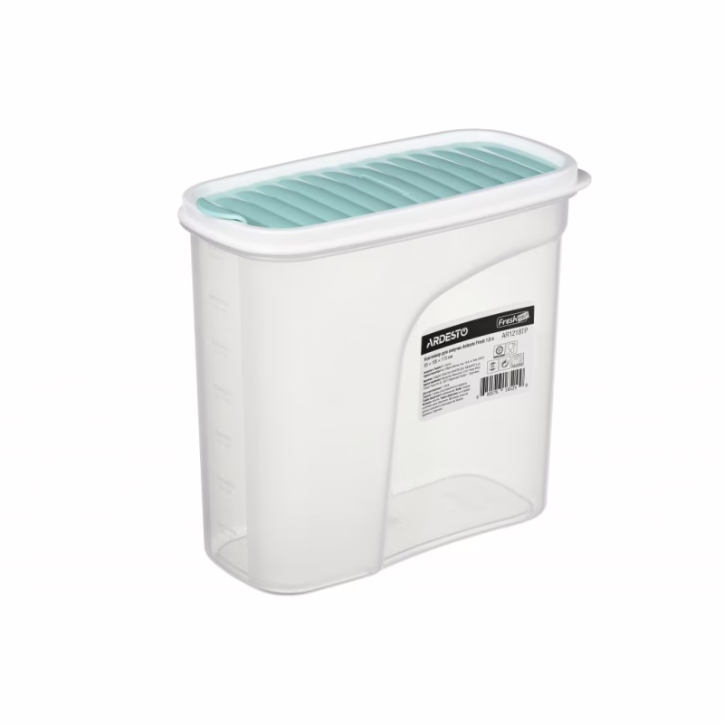 Емкость для сыпучих продуктов Ardesto Fresh 1.8 л Turquoise (AR1218TP)