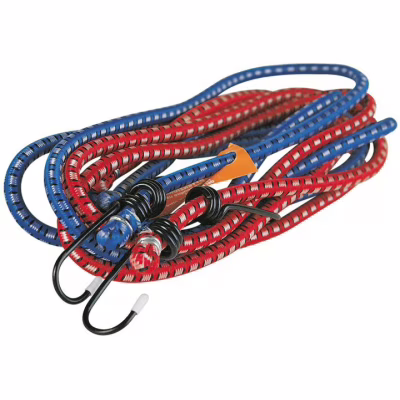 Стяжной ремень Poputchik 2шт x 150см O 8MM "ELASTIC STRAP" (18226-IS)