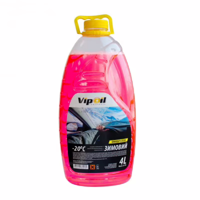 Омыватель автомобильный VIPOIL -20 bubble gum 4л (0340349)