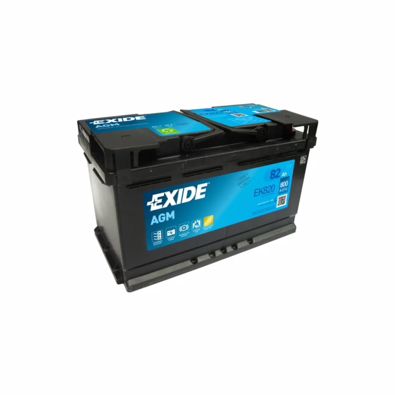 Аккумулятор автомобильный EXIDE START-STOP AGM 82Ah Ев (-/+) (800EN) (EK820)
