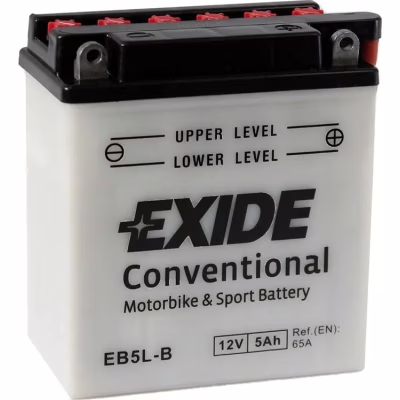 Аккумулятор автомобильный EXIDE CONVENTIONAL 5Ah Ев (-/+) (65EN) (EB5L-B)